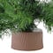 Northlight; 18" Unlit Mini Pine Artificial Christmas Tree in Faux Wood Base; Category:Christmas Tabletop & Accent Trees; Image:5
